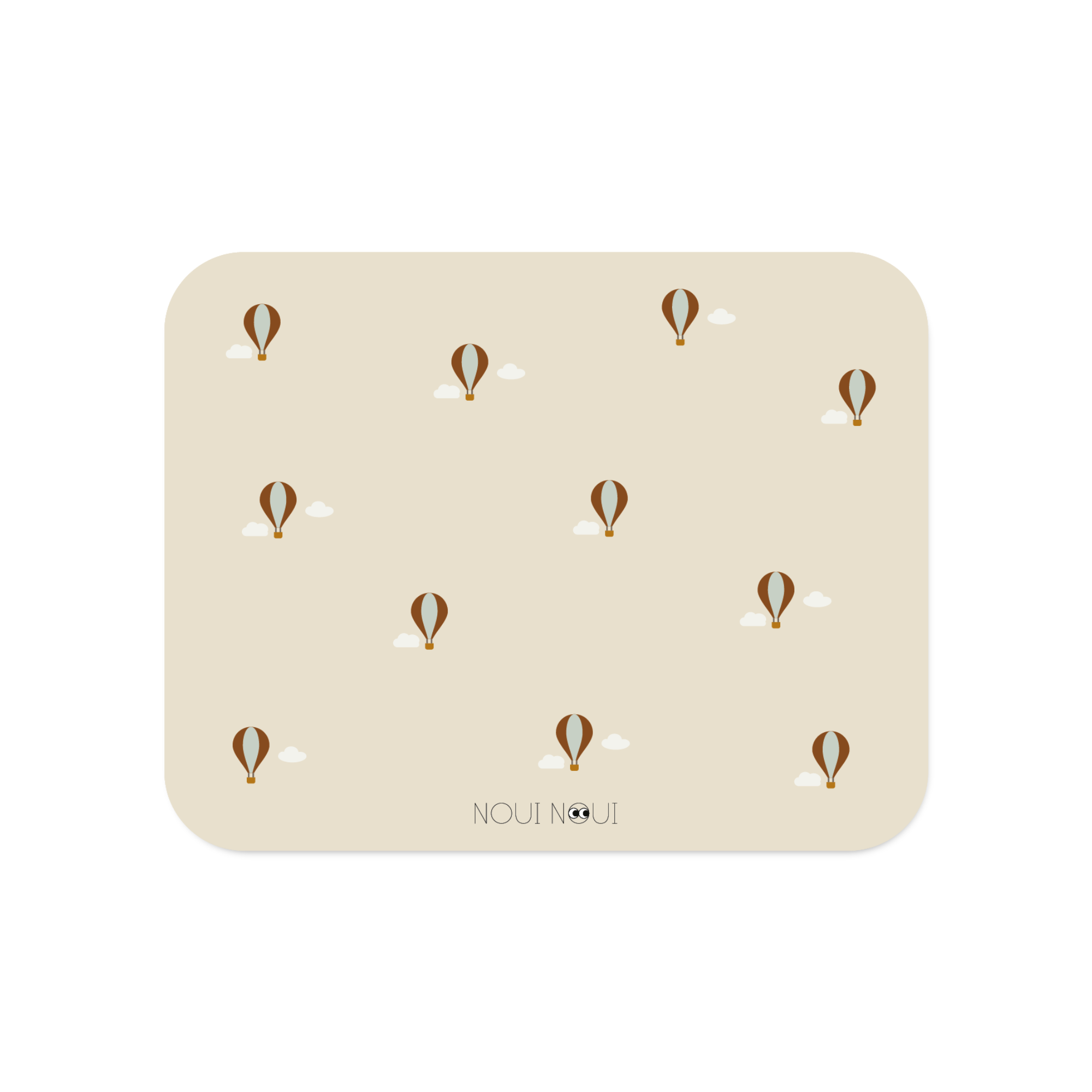 Set de table - montgolfière