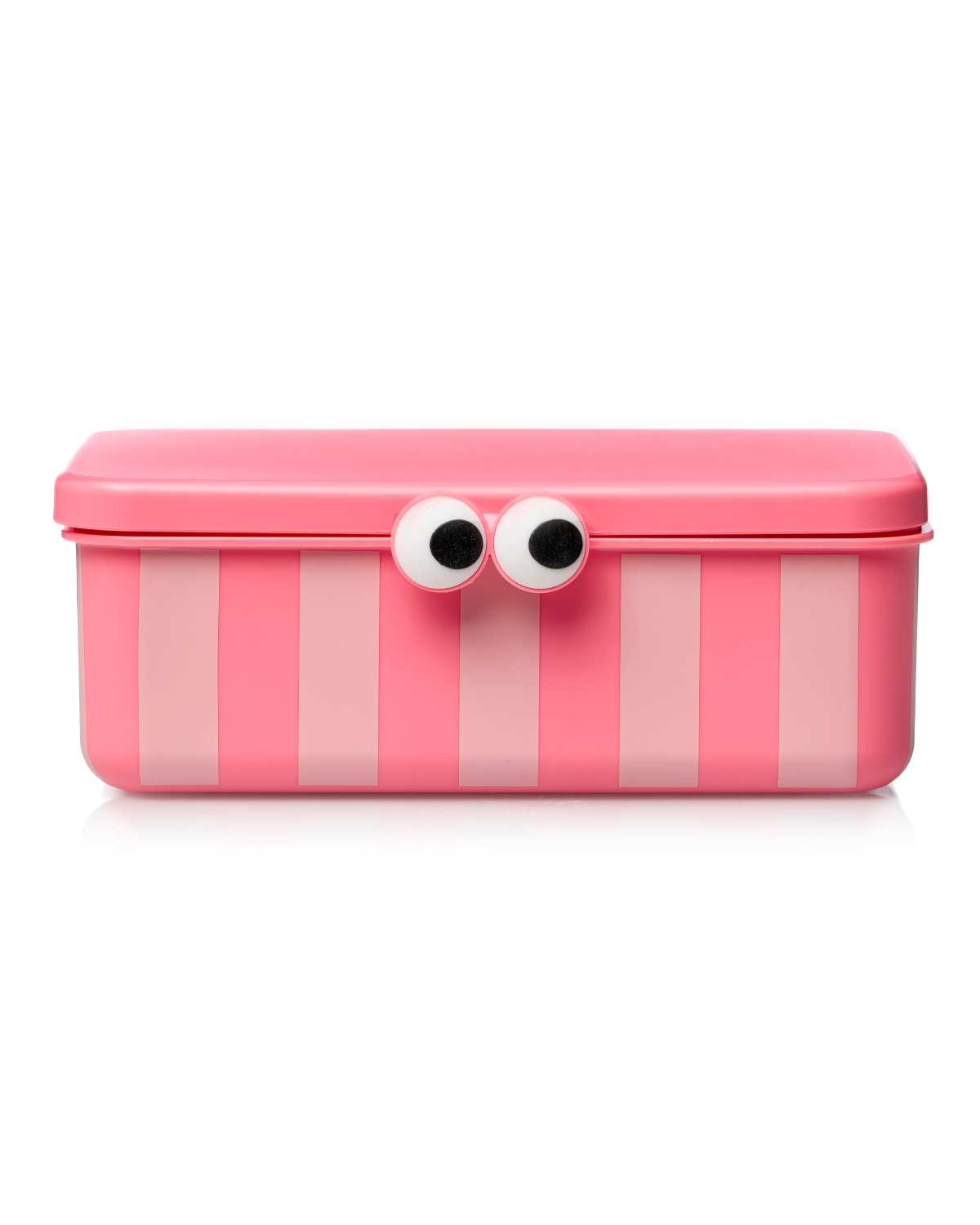 Broodtrommel met 3 uitneembare vakken - pink