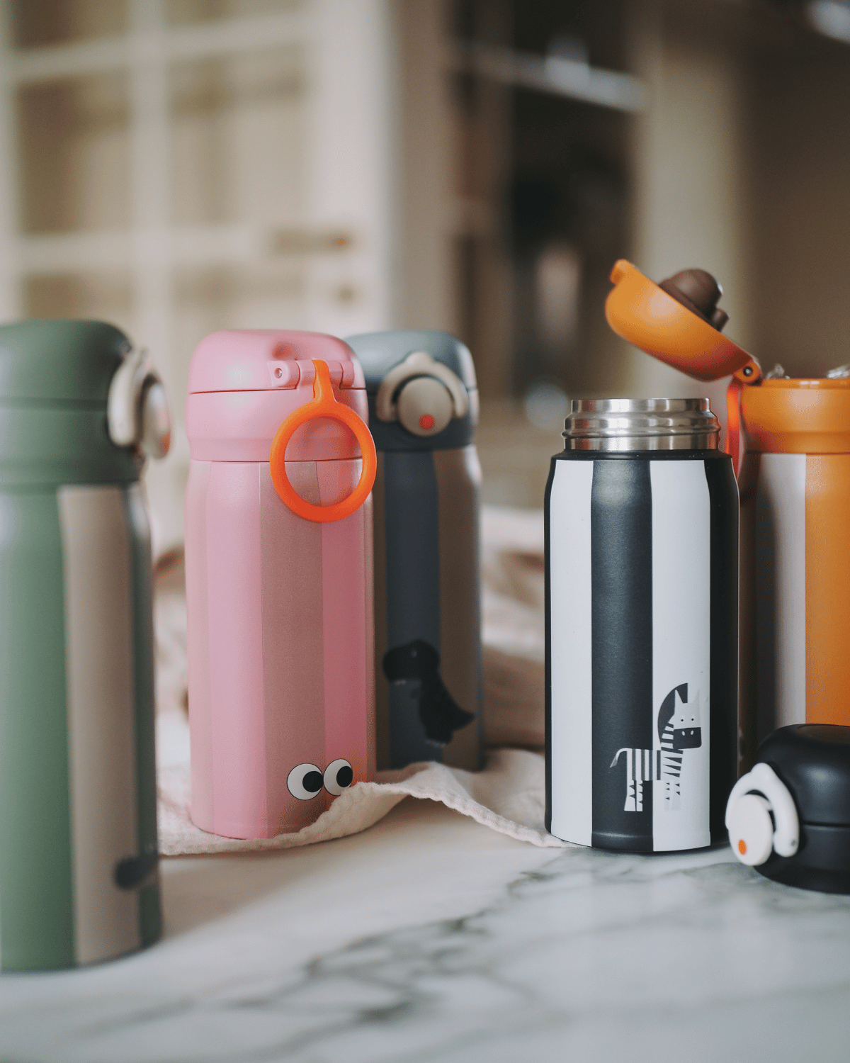 kids’ stainless steel water bottle – keeps drinks cold for hours