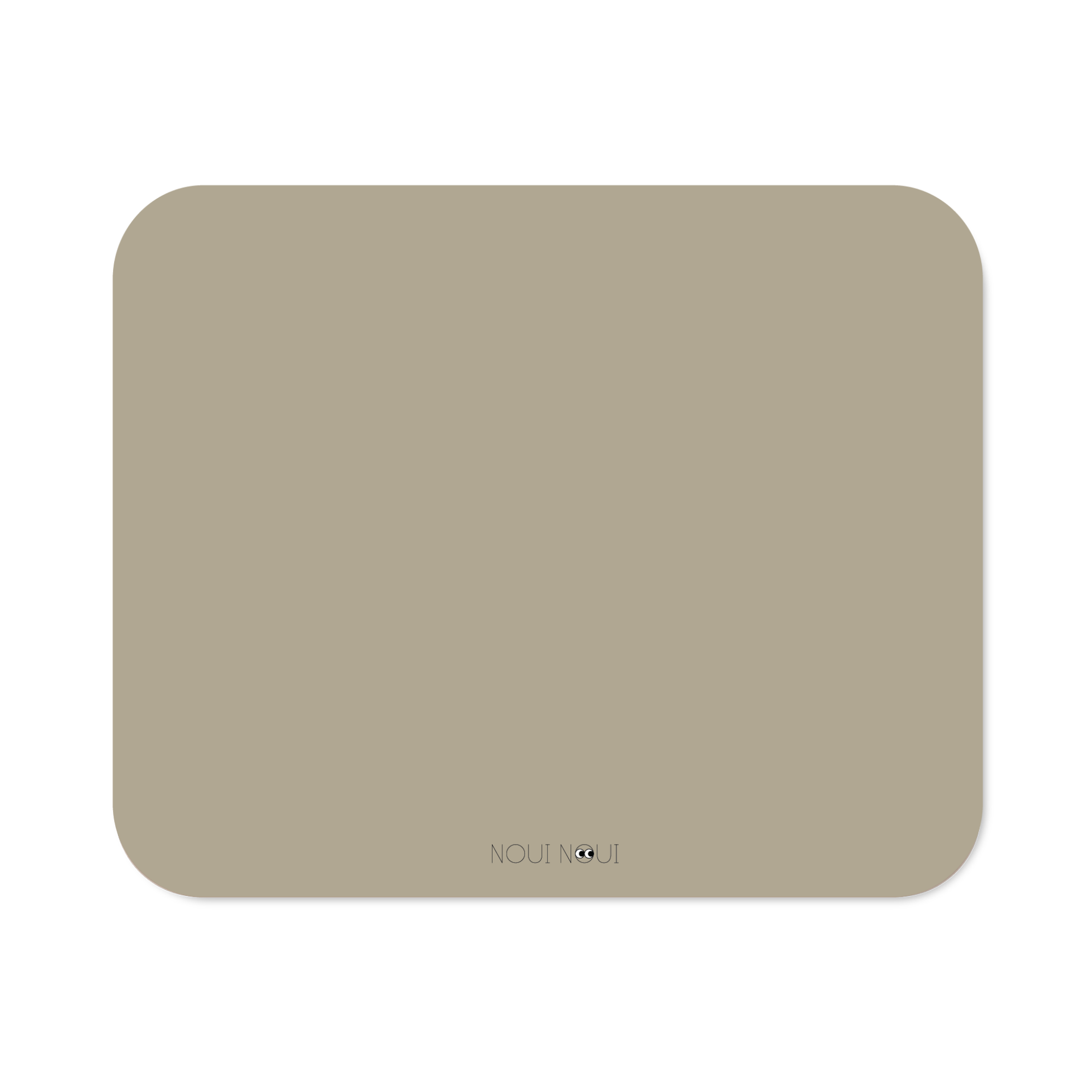 XL placemat in olive haze gray. Perfect to protect the table surface from spills and scratches.