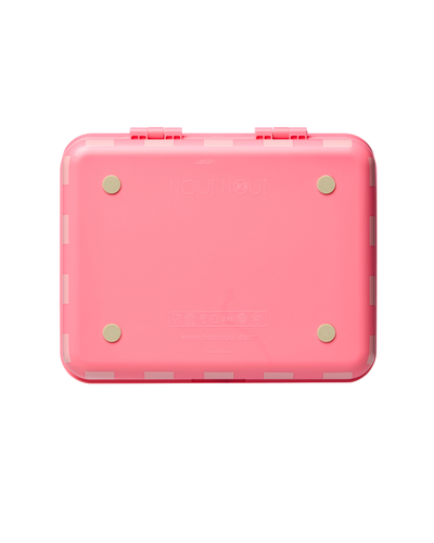 Kids Lunch Box with 3 Removable Trays - pink