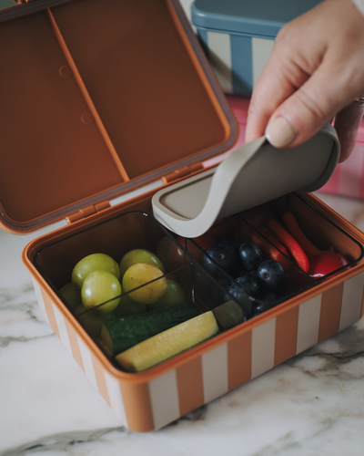 Kids Lunch Box with 3 Removable Trays - pink