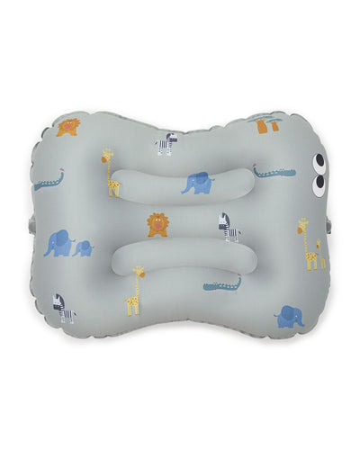 Inflatable child booster seat with safari animals. 