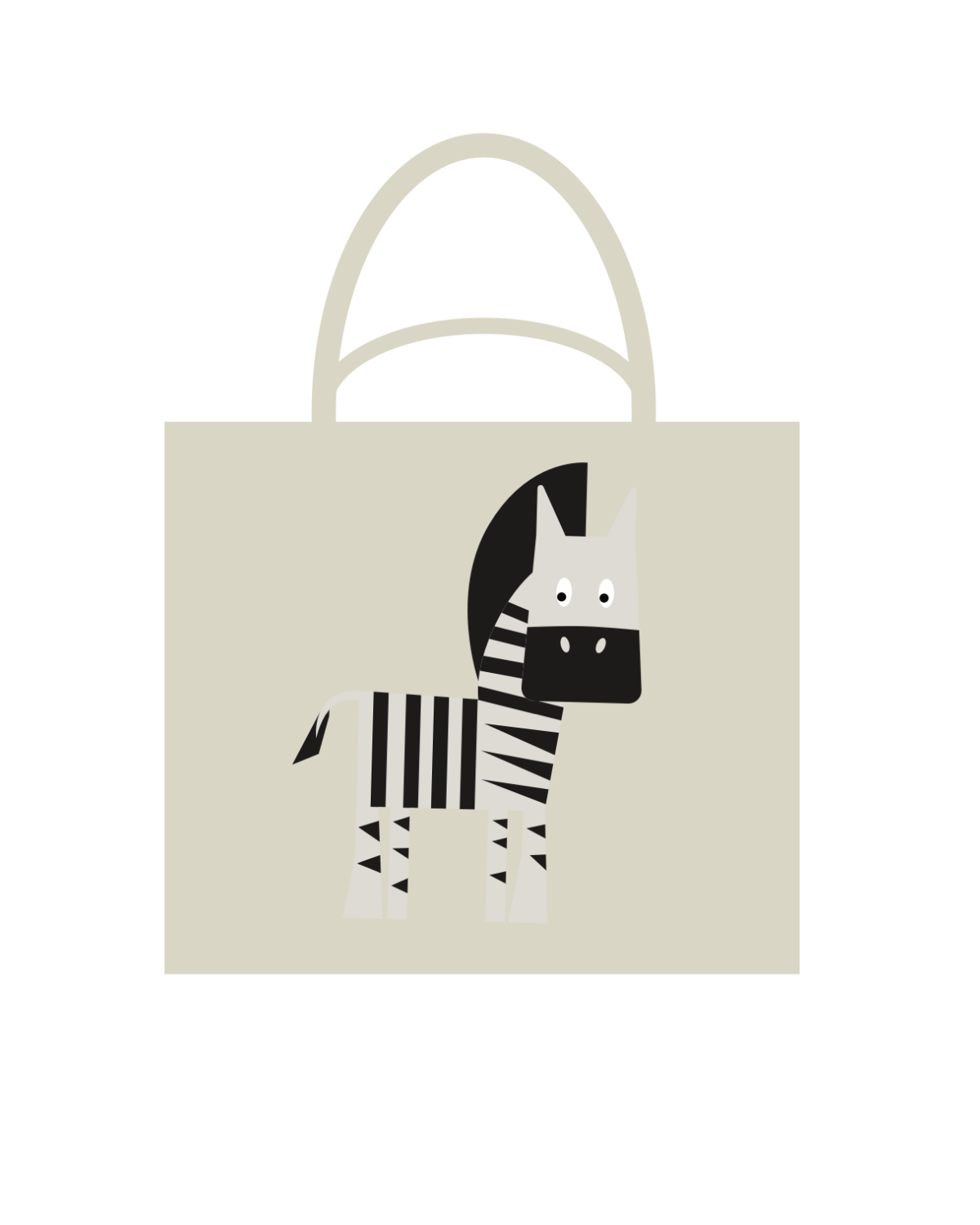 NOUI NOUI Shopper - Zebra