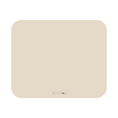 XL placemat made of soft vinyl, displayed on a nude background.