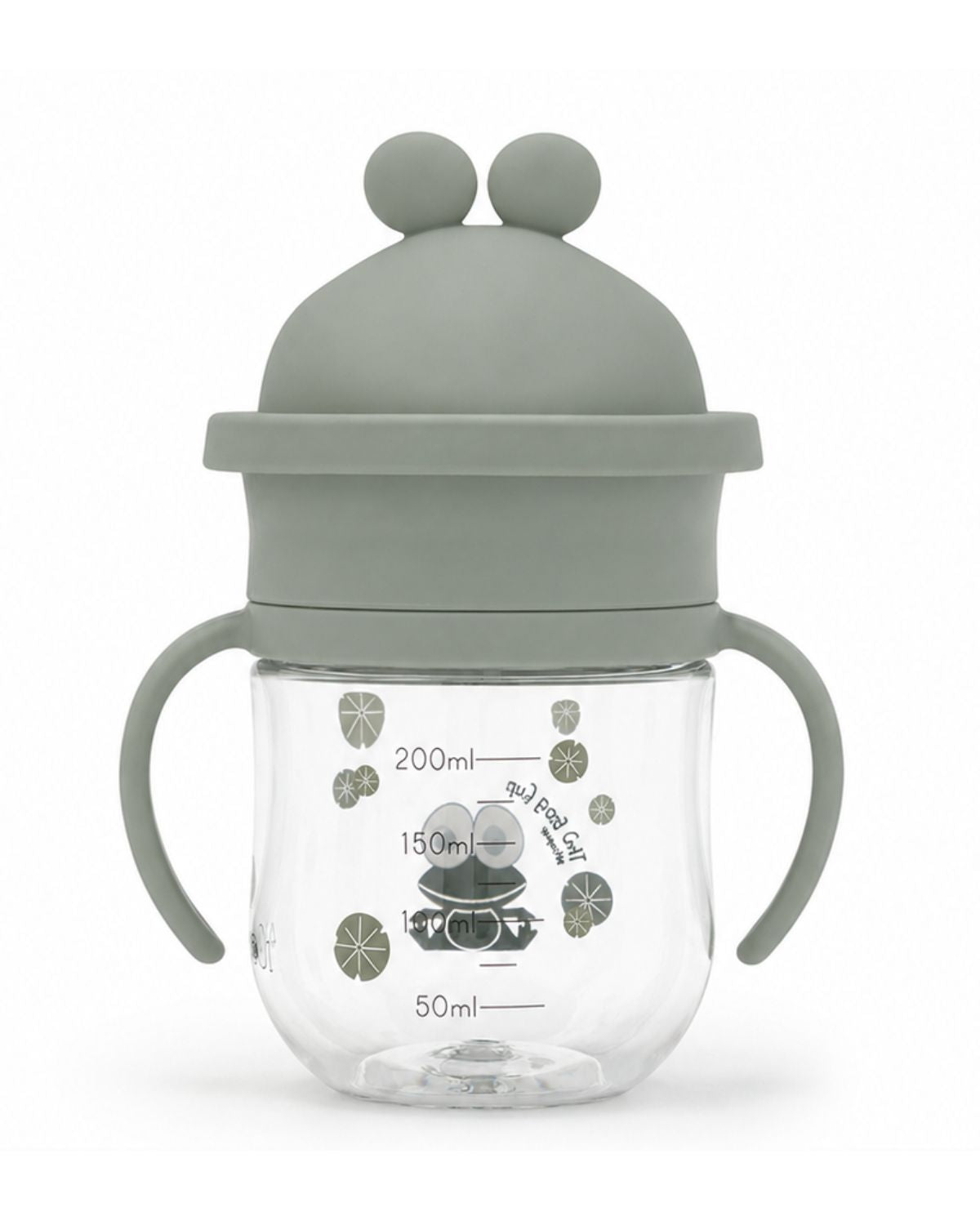 Frog Cup® 360° Auslaufsicherer Trinklernbecher mit Henkeln - Grün