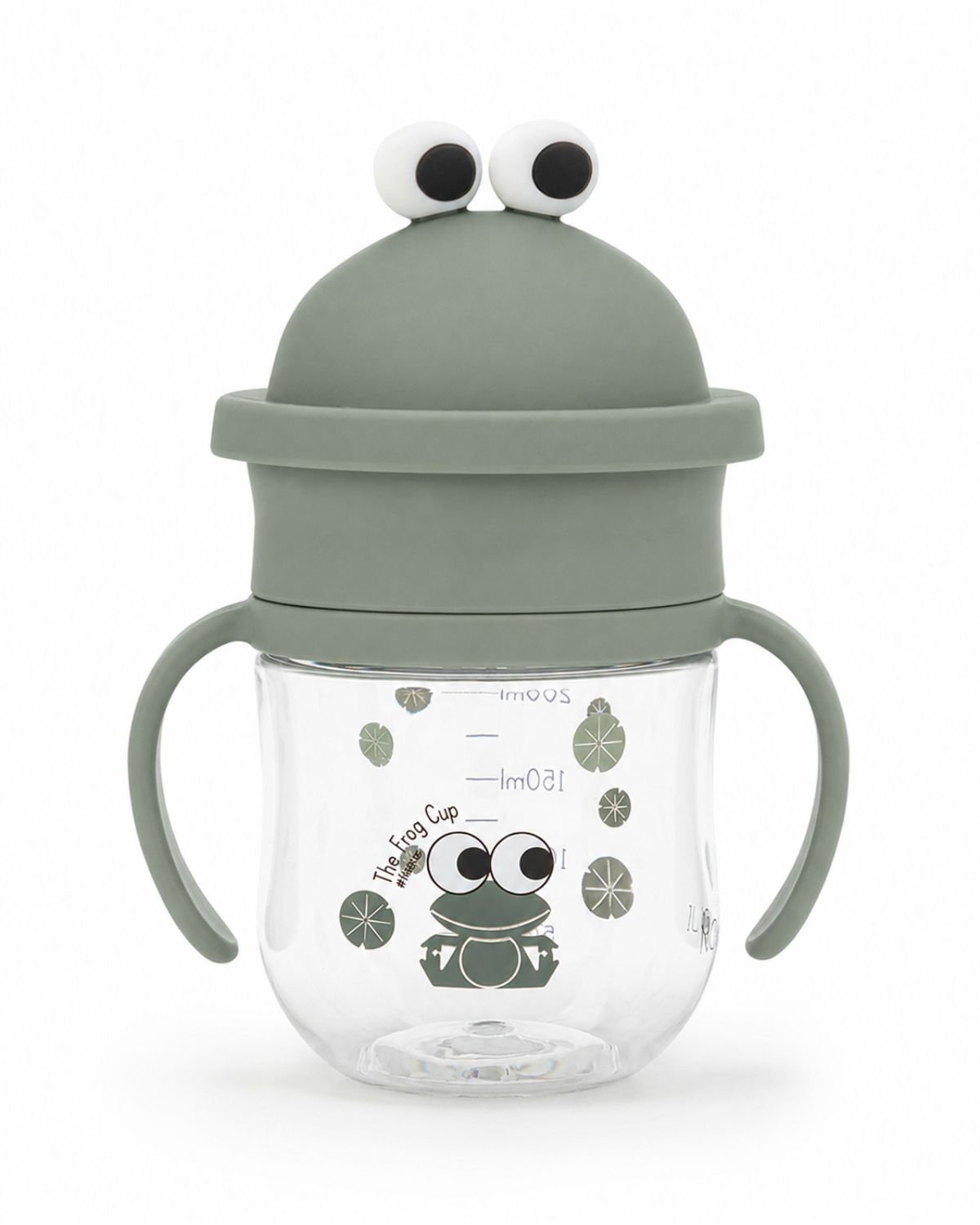 Frog Cup® 360° Auslaufsicherer Trinklernbecher mit Henkeln - Grün