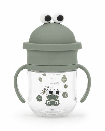 Frog Cup® 360° Leak-Proof Trainer Cup with Handles - Green