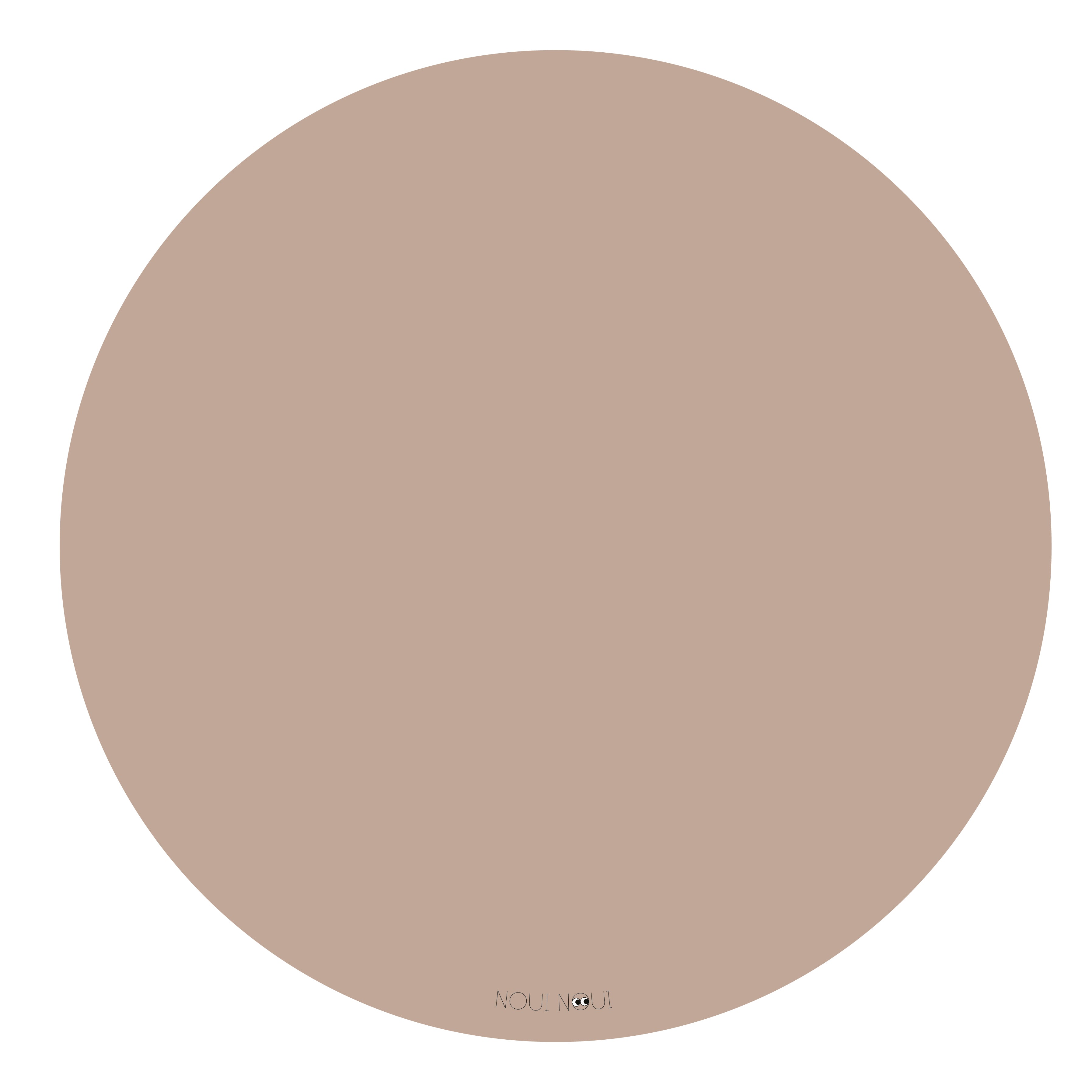 Round Floor Mat - Old Rose