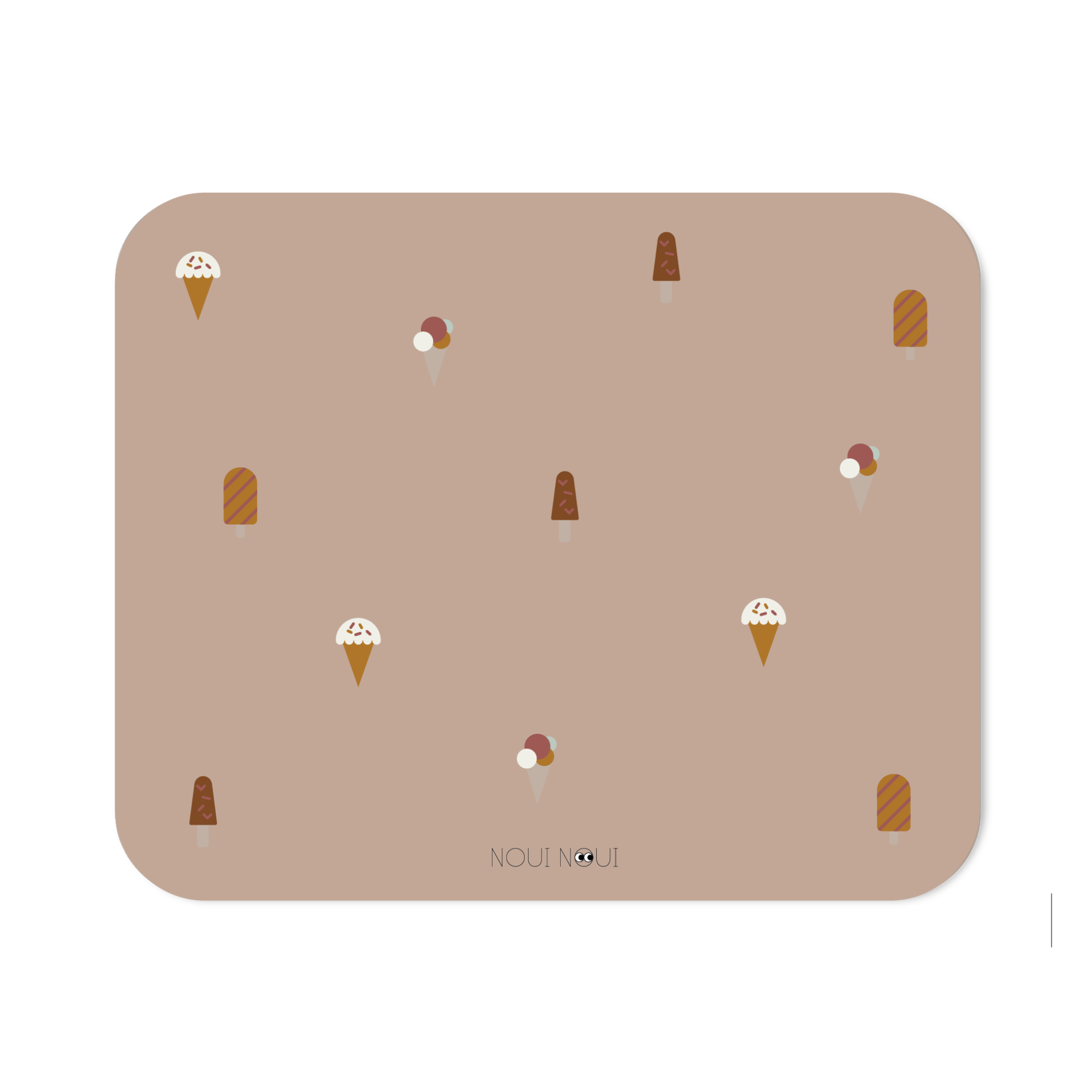 XL Placemat - Ice cream rose