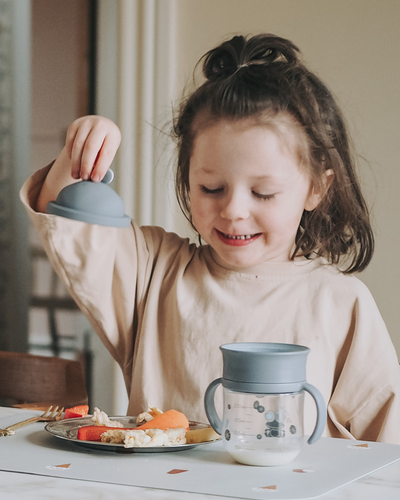 Frog Cup® 360° Leak-Proof Trainer Cup with Handles - Blue