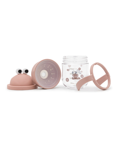 Frog Cup® 360° Leak-Proof Trainer Cup with Handles - Rosa