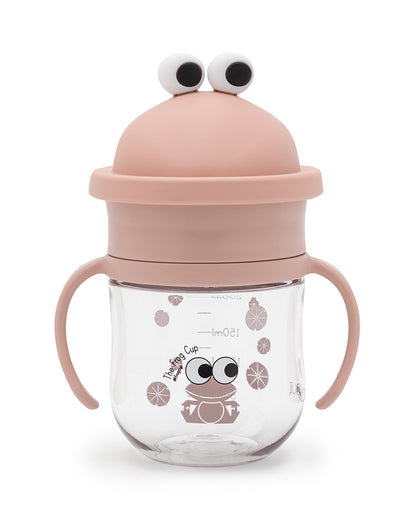 Frog Cup® 360° Leak-Proof Trainer Cup with Handles - Rosa
