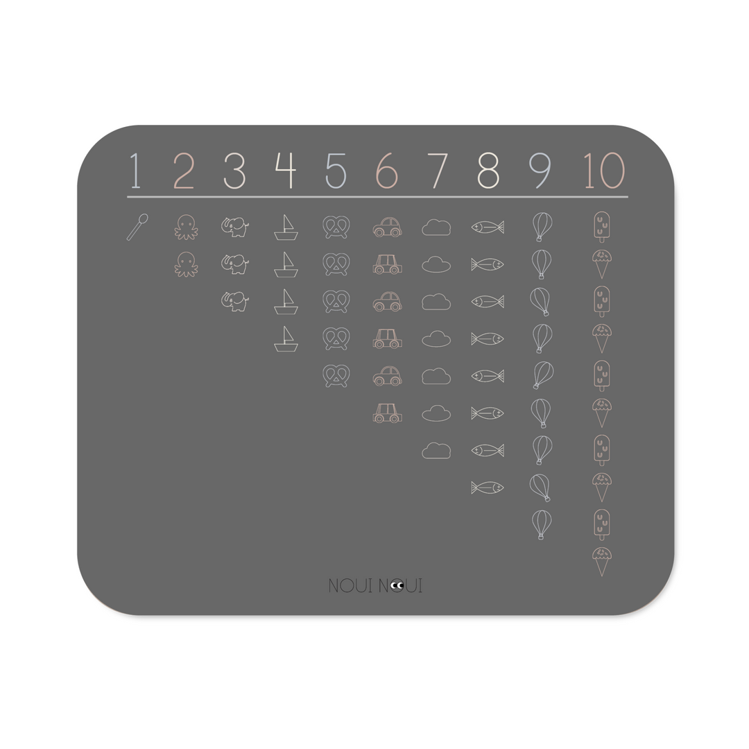 XL Placemat - Learning numbers
