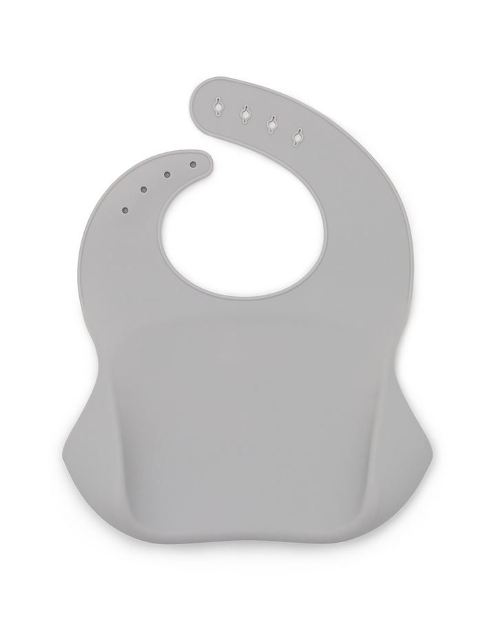 Silicone bib - little wheels