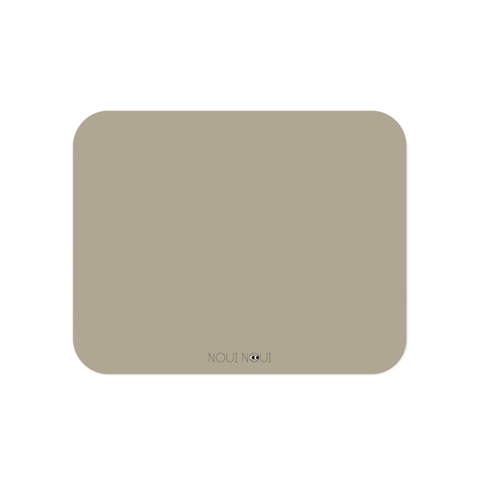 Placemat in olive haze gray. Perfect to protect the table surface from spills and scratches.